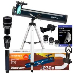 Pack Télescope Astrophotographie Discovery Spark 114 AZ avec Zoom et Accessoires