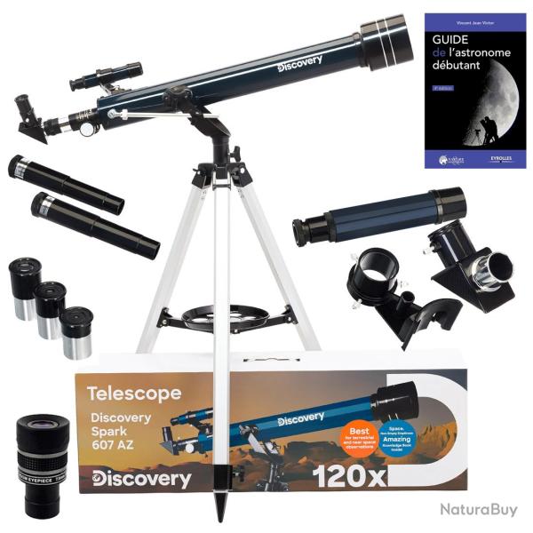 Pack T�lescope Discovery Spark 607 AZ avec Zoom, Oculaires et Accessoires