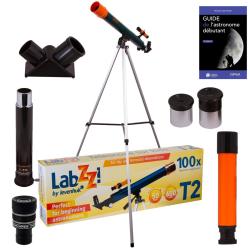 Pack Télescope Levenhuk LabZZ T2 avec Zoom, Oculaires et Accessoires