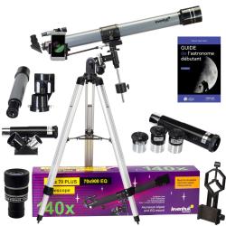 Pack T&eacute;lescope Astrophotographie Blitz 70 Plus avec Zoom, Oculaires et Accessoires