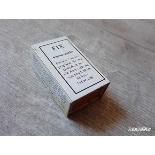 FIX : Graisse pour bufflerie, ceinturon, tui, chaussures, bottes, selle, ... suisse