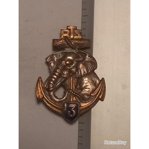 Insigne du 3�me r�giment de tirailleurs s�n�galais (3�me RTS)