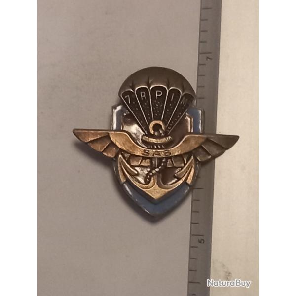 Insigne du 7�me r�giment parachutiste d'infanterie de Marine (7�me RPIMa)