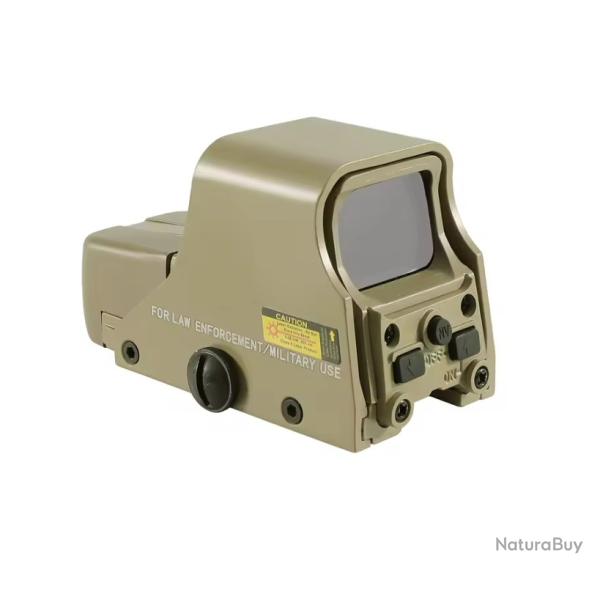 Vise holographique mod 551 TAN rouge/vert (4)