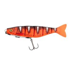Leurre Souple Fox Rage Pro Shad Jointed Loaded 18cm 52g A l'unit&eacute; UV Red Wake 18cm