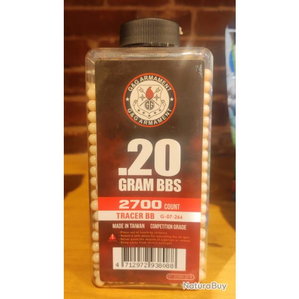 Billes airsoft tra�antes rouge