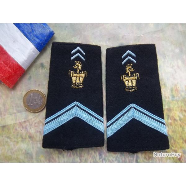 lot �paulettes militaire transmission 1�re classe ADL