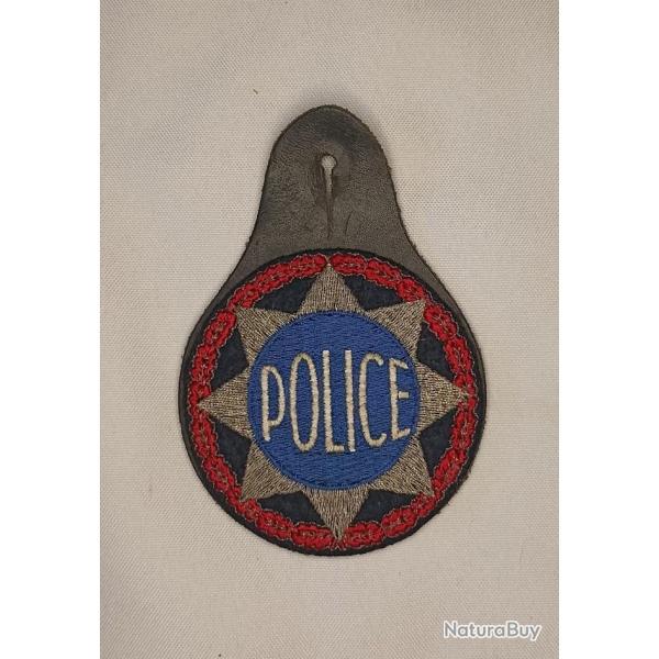 Insigne tissu POLICE model vintage