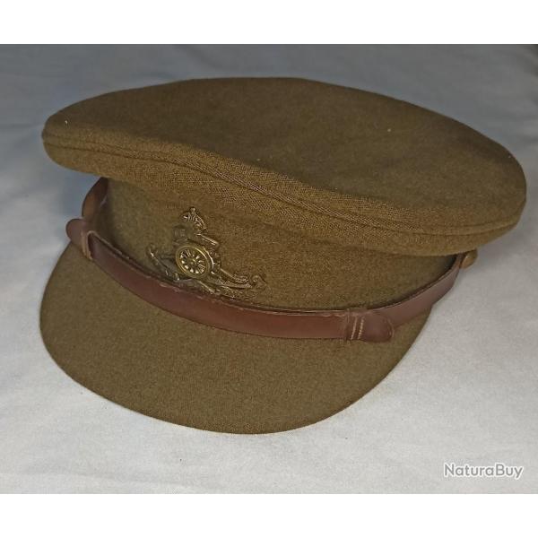 Casquette Officier Anglais du Royal Artillerie 39/45 WW2