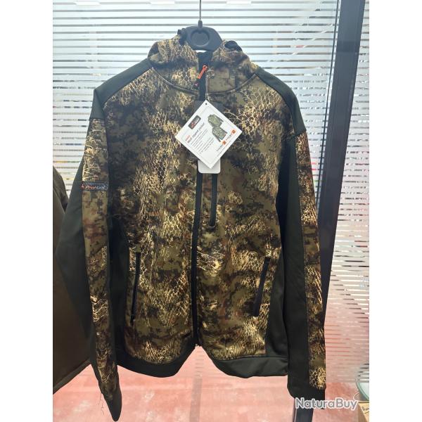 !! NEUF !! BLOUSON VERNEY CARRON ZIPPE WOLF kaki XXXL