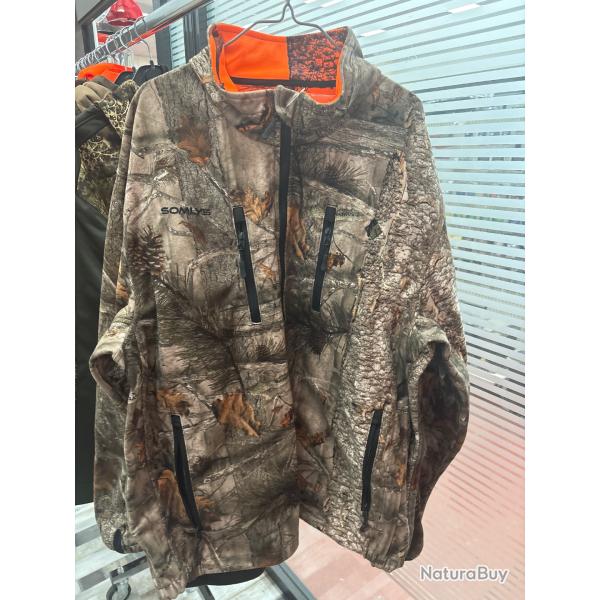 !! NEUF !! VESTE SOMLYS POLAIRE REVERSIBLE XXXXL