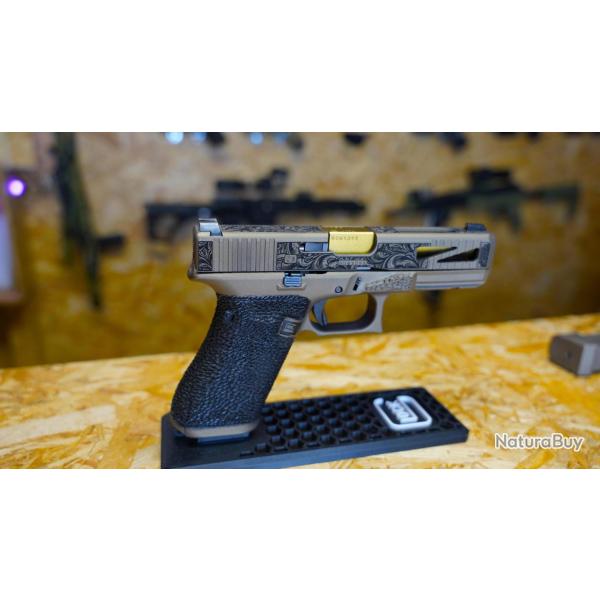 PISTOLET GLOCK 17 GEN5  ARMEE FRANCAISE  CUSTOM PAR GALLIC WORKS