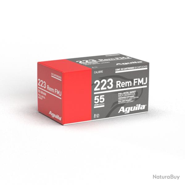 aguila fmj 55gr 5.56 223 boite de 50