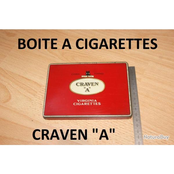 boite � cigarettes fer de marque CRAVEN A (liberation) - VENDU PAR JEPERCUTE (D25C13)