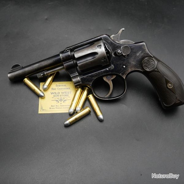 Rarissime Revolver Smith Wesson 1st mod�le hand ejector calibre 32-20 canon miroir - cat�gorie D