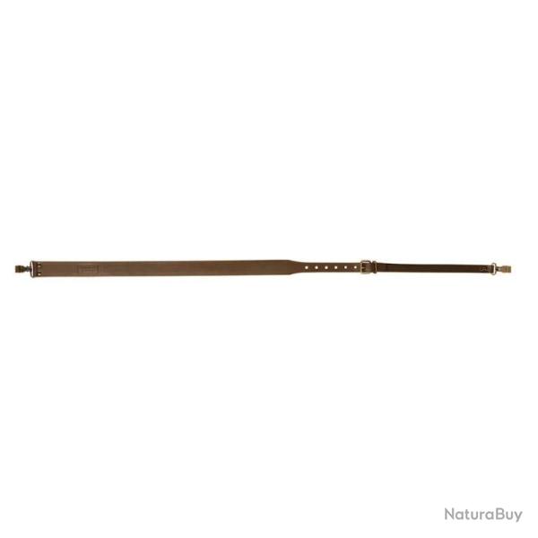 Bretelle pour fusil Country Sellerie Crote de cuir Boutons - Mousquetons