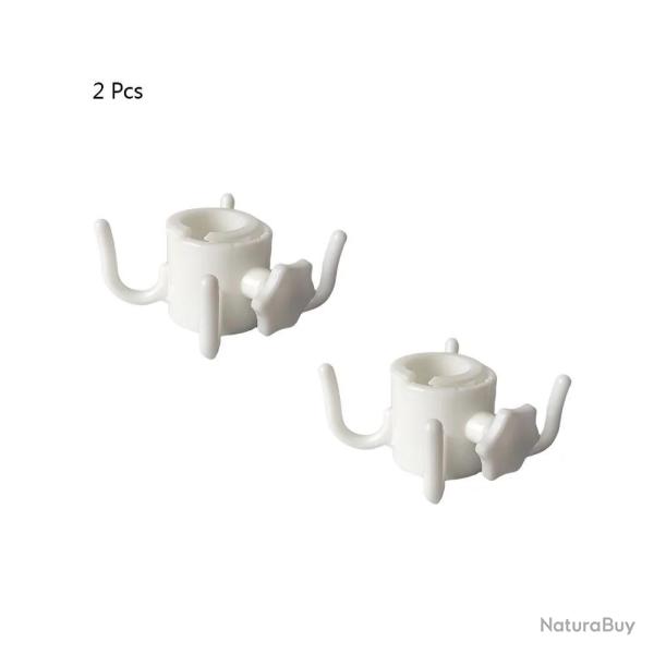 Crochets pour parasol de plage en plein air, 2 pi�ces, cintre polyvalent, peu encombrant, crochet � 