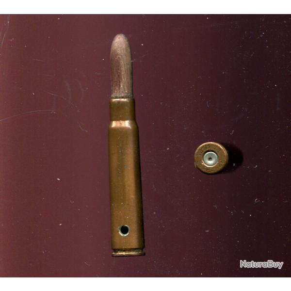 7.92 x 57 Mauser -  blanc PP33 - balle bois violet, rose ou naturel - tui acier cuivr