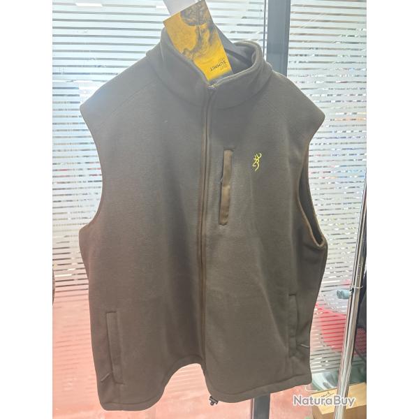 !! NEUF !! GILET SANS MANCHE BROWNING SUMMIT BROWN XXL