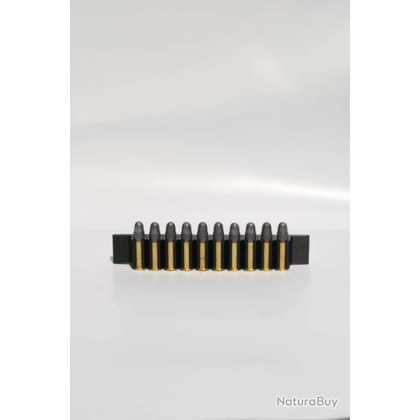 Support cartouches calibre .22LR Noir - impression 3D - � fixer sur carabine