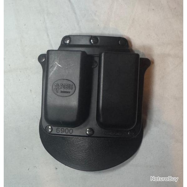 Fobus 6900 Double Porte-Chargeurs Rigide (Paddle) pour 9mm / .40 - Neuf