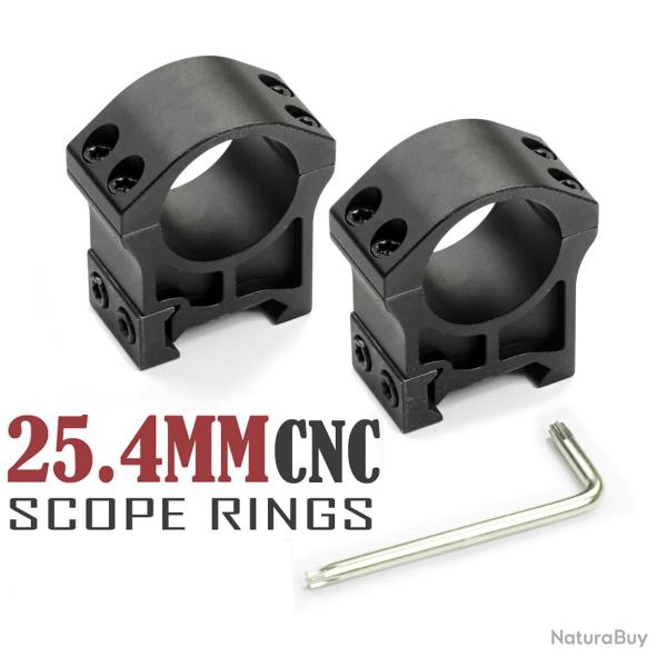 SKWGEAR-Anneaux de Port�e Moyenne, Dull, 25.4mm, 6061-T6 -**25.4MM