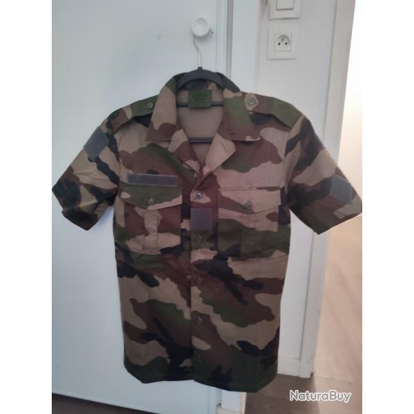 Chemise homme neuve lgre camouflage arme de terre