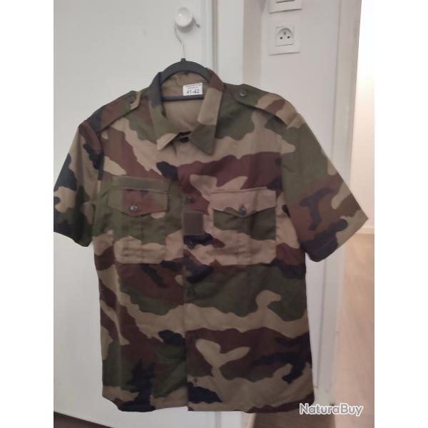 Chemise homme neuve taille L camouflage arme de terre
