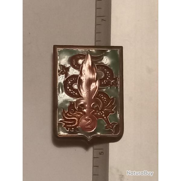 Insigne du 2�me r�giment �tranger d'infanterie (2�me REI)