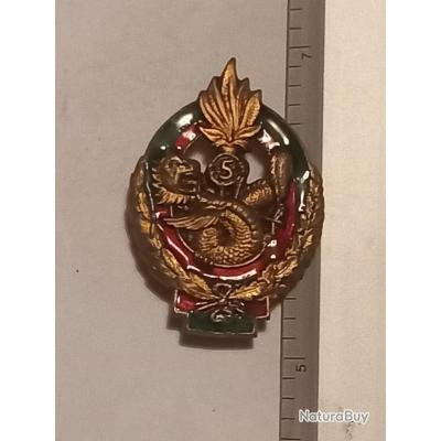 Broche Ancienne Régiment Infanterie Navarre - Métal Coloré - Référence 4522 - Bon état
