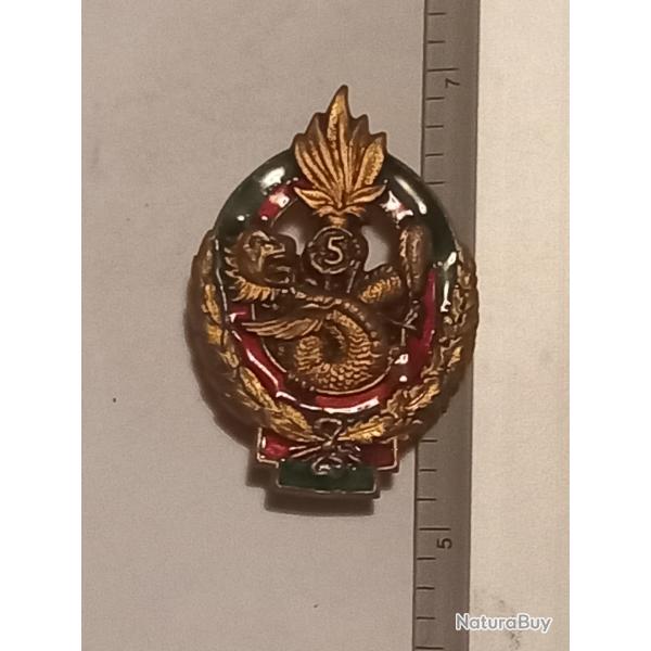 Insigne du 5�me r�giment �tranger d'infanterie (5�me REI)