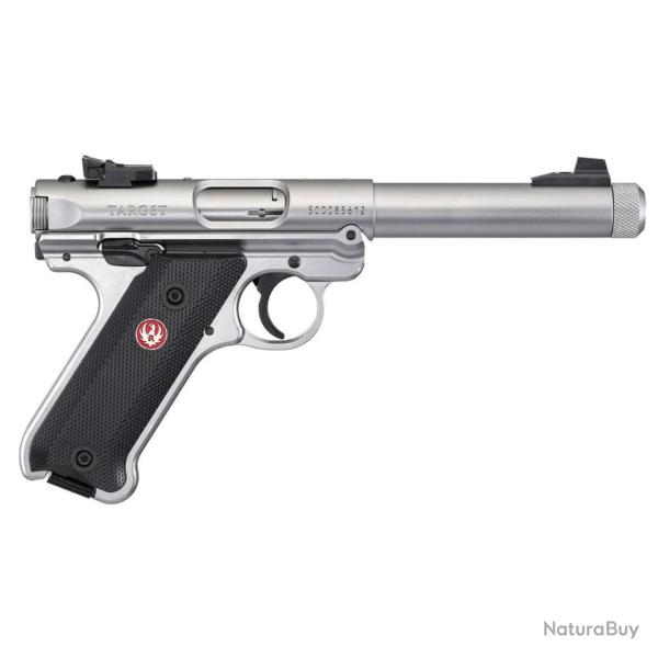 Pistolet Mark IV Target Inox 5,5" canon filet (Calibre: .22 lr.)