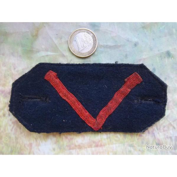 grade galon poque Algrie Indochine insigne tissu