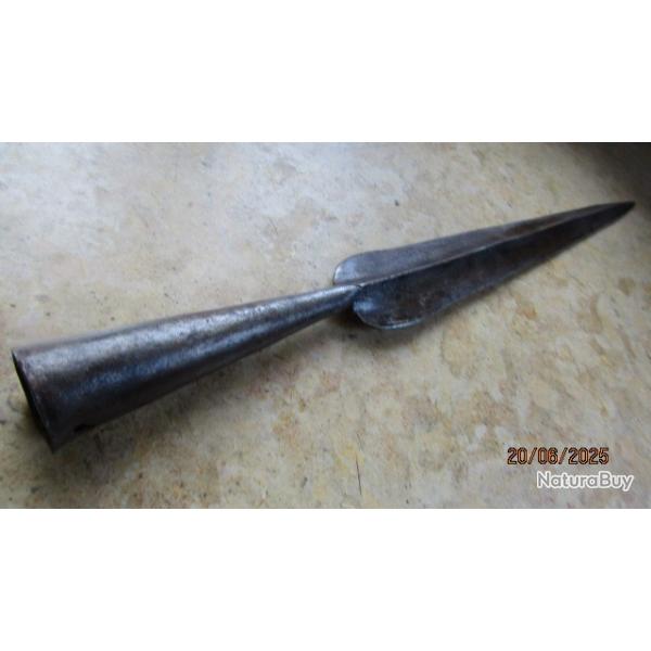 Pointe de pique r�volutionnaire AN au dos lame lance XVIII� si�cle r�volution Fran�aise 1789