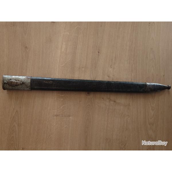 Fourreau ba�onnette cuir original