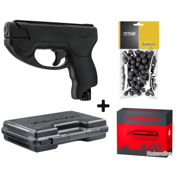 Pistolet Compact 4 coups T4E TP 50 cal.50 (11 joules) ''Pack UMAREX''