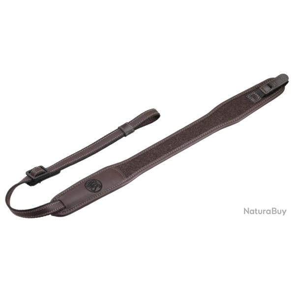 Sangle RWS pour Fusil/Carabine avec Attaches Rapides Cuir Loden Marron