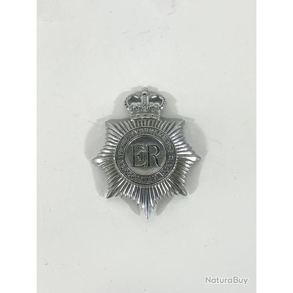 Insigne de Police - West Yorkshire Metropolitan Police (UK) (reproduction)