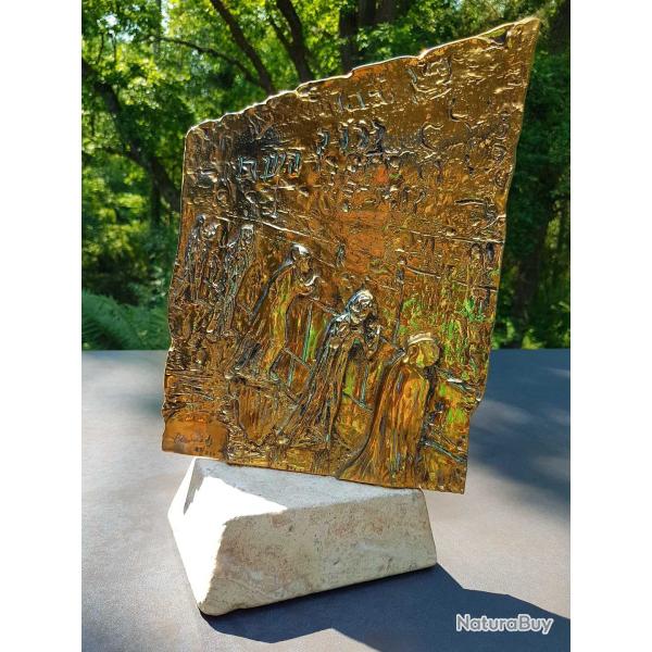 Bronze Dor de Salvador Dali : ", Mur des lamentations "