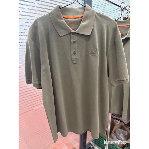 !! NEUF !! POLO BERETTA VERT OLIVE TAILLE L