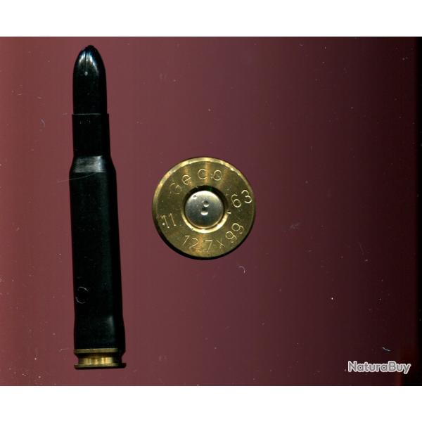 .50 Browning / 12.7 x 99 - Allemange - � blanc corps en plastique noir - culot laiton