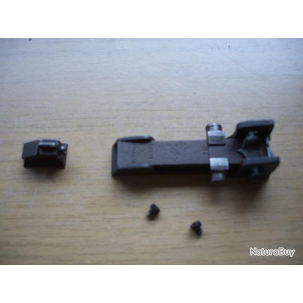 Syst�me de vis�e ( guidon et hausse plus visserie ) pour carabine BUFFALO - LEBEL 6 mm Flobert