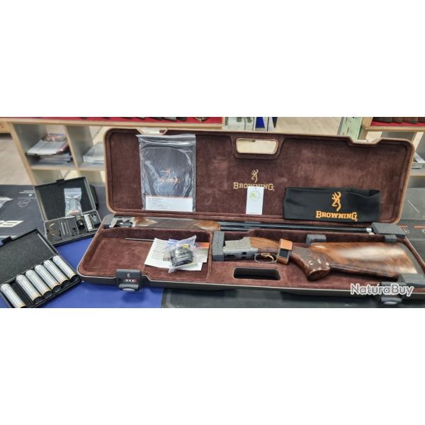 Fusil superpos Browning Ultra XS Pro Ultimate cal 12/76 can 76 cm ajustable signature