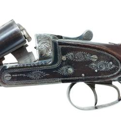 FUSIL JUXTA HAMMERLESS A PLATINES ARTISAN ESPAGNOL MADE IN SPAIN 16/70 Bon Cat&eacute;gorie C&deg;1 Espagne XX&egrave;