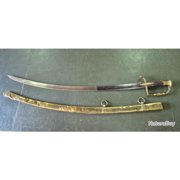 SABRE CONSULAT EMPIRE AVEC SON FOURREAU LAITON 2 ANNEAUX