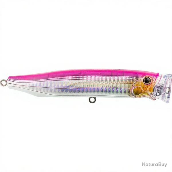 Poisson nageur TACKLE HOUSE Feed popper 100 3 Pink back slit