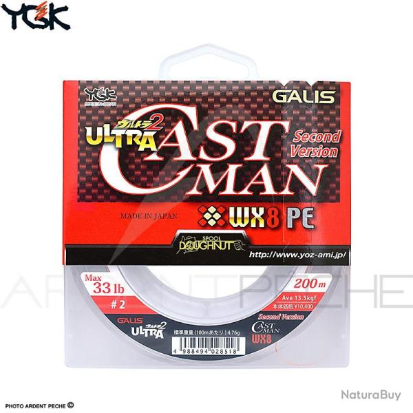 Tresse YGK Ultra castman WX8 PE2.5
