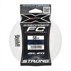 Fil fluorocarbone XBRAID FC Absorber slim and strong 58lb
