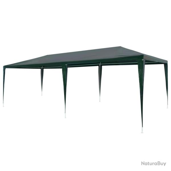 Tente de rception 3x6 m PE Vert