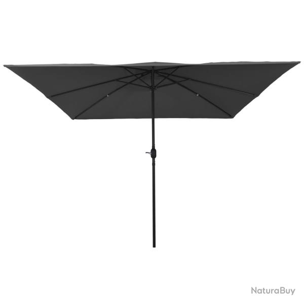 Parasol de jardin carr295x245 cm Anthracite